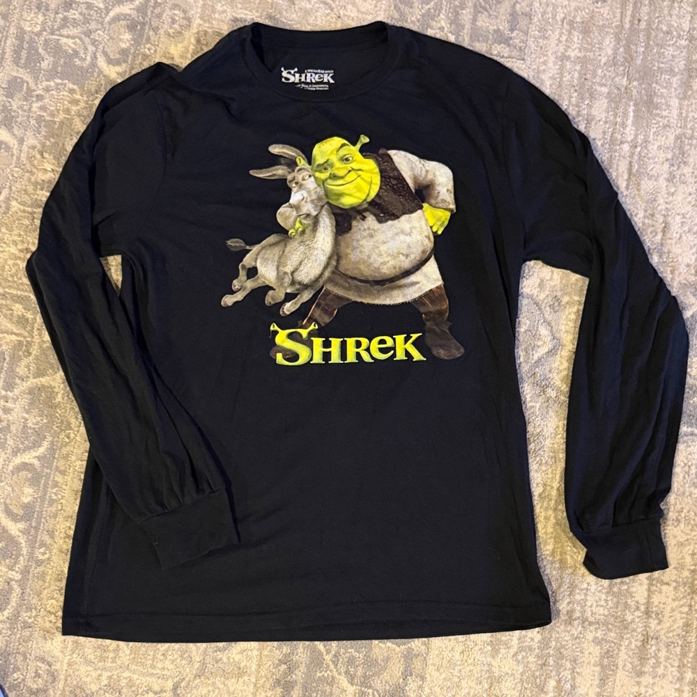 BUNDLE SALE Shrek Black Long Sleeve Shirt